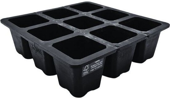 FAIR ZONE Saatgutschale XL – Anzuchttöpfe je 6 x 5,5 cm