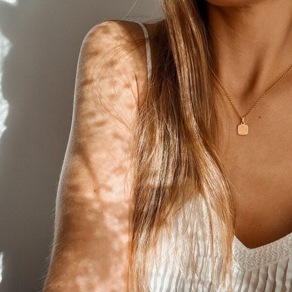 MOANINA Kette Coin Aya - 925 Silber/18k Gold Vermeil - 3 Längen