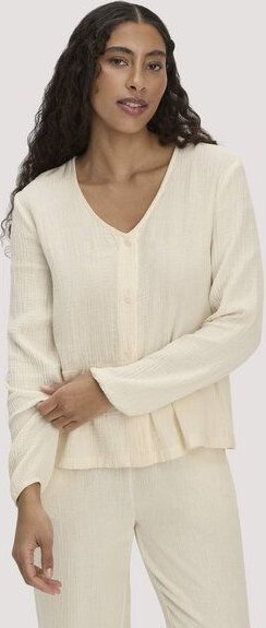 hessnatur Musselin Pyjamabluse PURE COMFORT aus reiner Bio-Baumwolle