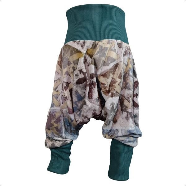 liebewicht Yogahose Pumphose Bio Sweat "Hildegard 51" mit Bündchen nach Wahl