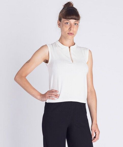 Degree Clothing Damen Top aus Bio-Baumwolle - Half-Zip Reißverschluss