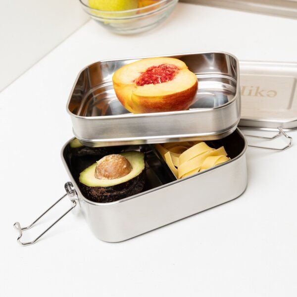eTHikǝ Stainless steel lunch box Double Layer (double stick)