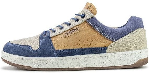 Doghammer Nachhaltiger Sneaker für Herren mit recyceltem Kork - Natural Commuter indigo