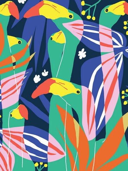 Photocircle Poster / Leinwandbild - Don't Give a Flock