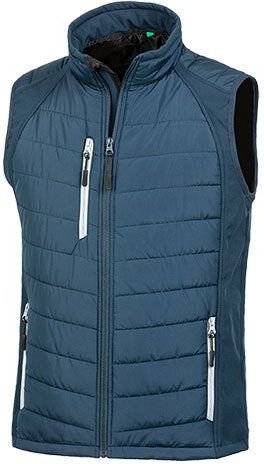 Result Genuine Recycled Atmungsaktive Wasserabweisende Weste Bodywarmer bis Gr. 4XL Wattiert