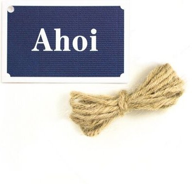 Bow & Hummingbird Geschenkanhänger Ahoi