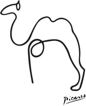 Photocircle Poster / Leinwandbild - Picasso Kamel