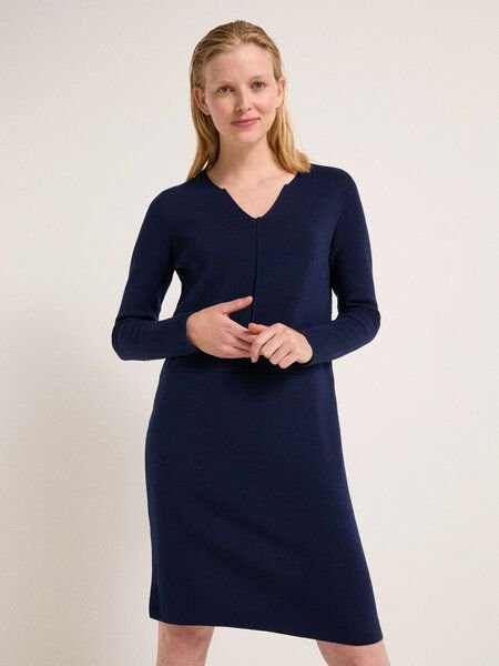 LANIUS Strickkleid aus Bio-Schurwolle und aus Bio-Baumwolle