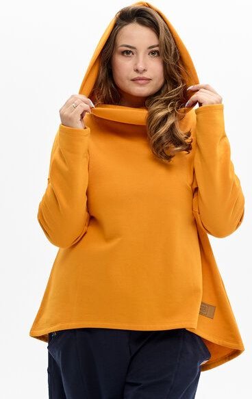 KOKOworld Hoodie Hug Me – Bio-Baumwolle – vielseitiger Pullover mit Kapuze & Rollkragen – warm, bequem & fair in der EU ...