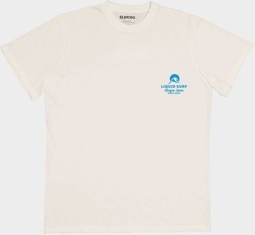 picea (by bleed) picea X Liquid Surf 25 years T-Shirt Weiß