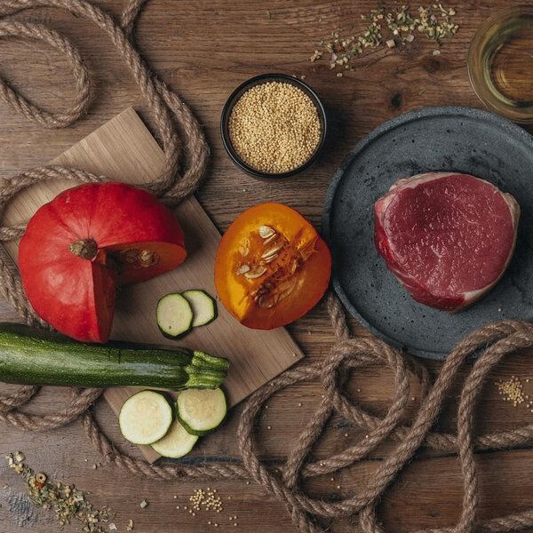 Liebesgut Tiernahrung Bio-Rind mit Bio-Hirse und Bio-Kürbis