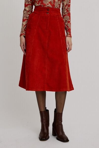 TRANQUILLO Cordrock aus Biobaumwolle (W25F81)