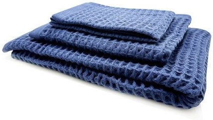 thies 1856 ® veganes Washi Matou Waffel Handtuch aus Recycelter Baumwolle und Hanfpapier