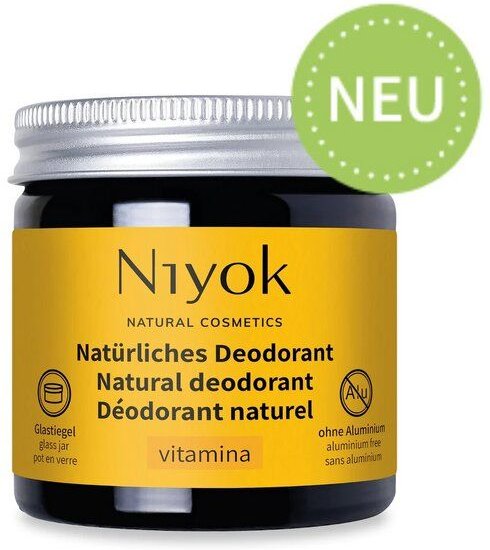 Niyoks Naturkosmetik Niyok 2 in 1 Deodorant antitranspirant in 7 Duftrichtungen