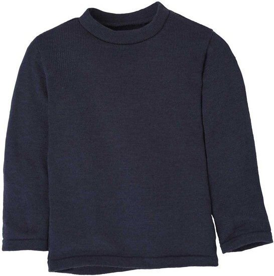 disana Kinder Strick-Pullover Uni kbT-Merinowolle