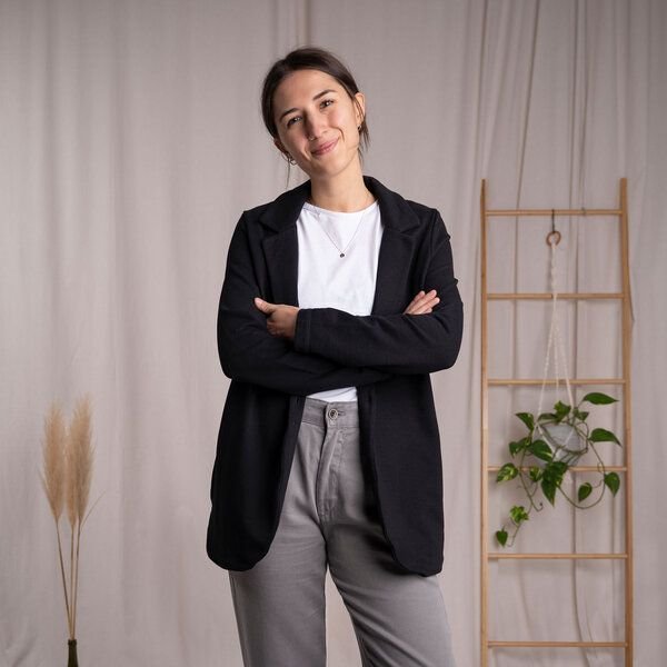 Vresh Clothing Vrieda - Blazer aus Biobaumwoll-Mix