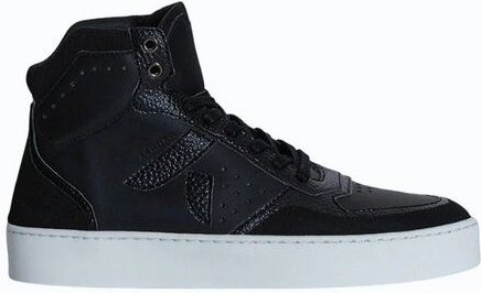 Ashoka Paris Mateo High-Top Sneaker Schwarz, biobasiert & recycelt
