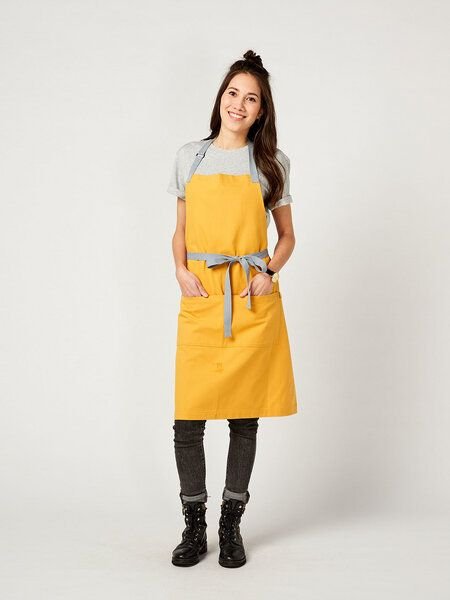 KAYA&KATO Latzschürze lang OVEN