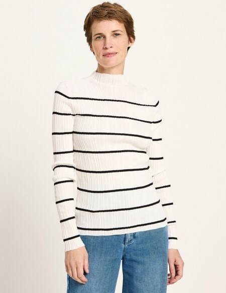 LANIUS Rippenpullover aus Bio-Baumwolle