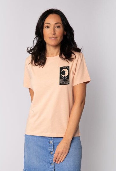 watapparel T-Shirt Frauen Tarot The Moon