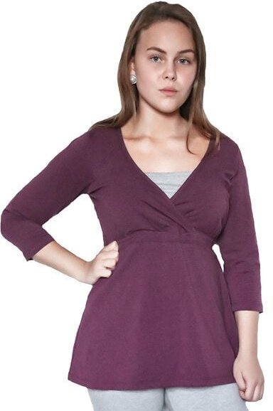 Leela Cotton Damen Tunika Bluse Bio-Baumwolle GOTS Langarmshirt Oberteil