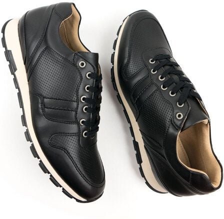 Will's Vegan Shop Milan Trainers Schwarz Herren