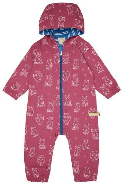 loud + proud Babys & Kinder Wasserabweisender Overall mit Druck, GOTS-zertifiziert