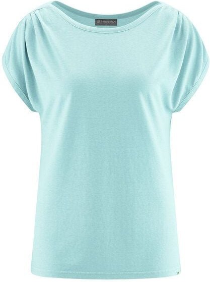 HempAge Ärmelloses Damen-Shirt mit U-Boot Halsausschnitt Hanf/Biobaumwolle