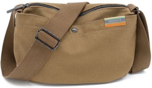 seasara Tasche Umhängetasche aus Bio-Baumwolle (Canvas), navy oder camel