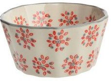 TRANQUILLO Muffinform 8cm aus Steinzeug mit Muster (POR831, POR832, POR833, POR834, POR835, POR836)