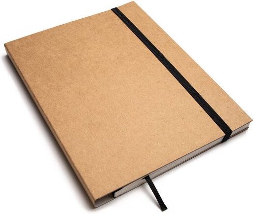 tyyp Nachhaltiges Design-Notizbuch A5 aus 100 % Recyclingpapier „Schweizer Broschur“