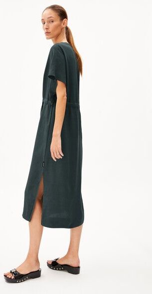 ARMEDANGELS MAAHALIANA LINO - Damen Webkleid Relaxed Fit aus Leinen-Mix