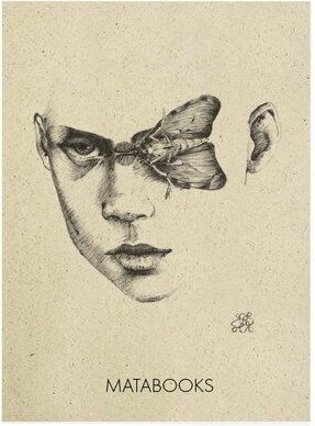 matabooks® Vintage A6 Postkarte aus nachhaltigem Graspapier