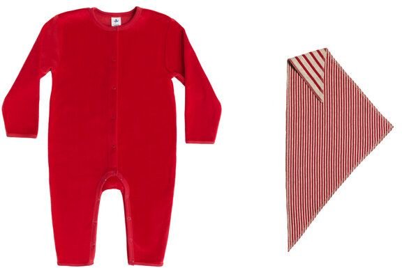 Leela Cotton Overall& Dreiecktücher Set