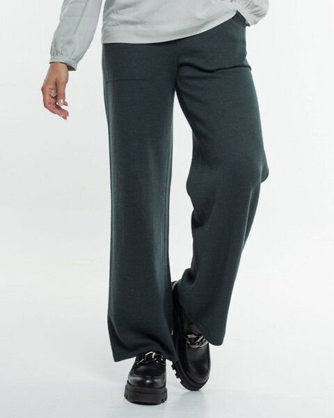 Alma & Lovis Legere Strickmarlene aus softem Bio-Baumwoll-/Woll-Mix | Cot-Wool Strickhose