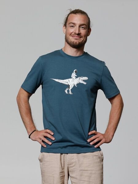 watapparel T-Shirt Unisex Astronaut on T-Rex