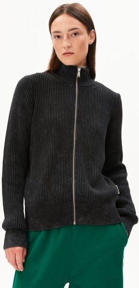 Thumbnail - ARMEDANGELS REBECCAA GMT DYE - Damen Strickjacke aus Bio-Baumwolle
