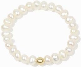 Paeoni Colors Perlenring aus Mini-Süßwasserperlen und 18k Gold Vermeil, 925 Sterling Silber