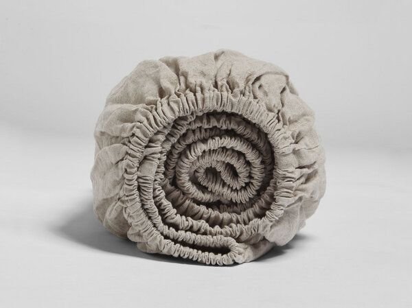 Yumeko Spannbettlaken Gewaschenes Leinen