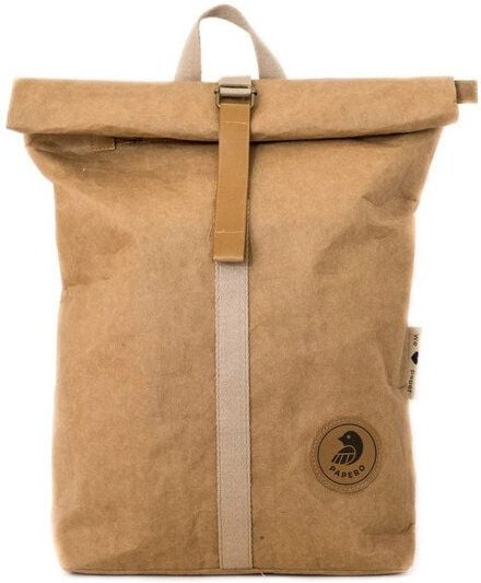 Papero Rucksack aus Papier – Rolltop Rucksack Damen Herren mit Laptopfach – wasserfest & robust – vegan & nachhaltig – m...