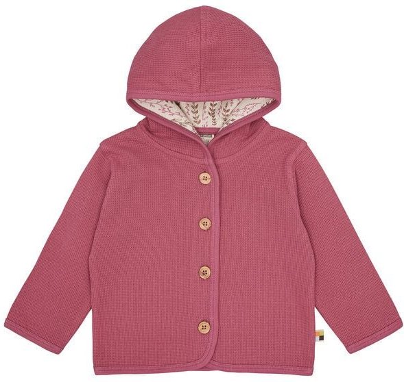 loud + proud Babys & Kinder Jacke in Waffeloptik, GOTS-zertifiziert