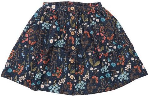 Bio-Baumwolle Floral Night Rock - Blau, GOTS-zertifiziert, 95% Pur Organisch, Fair Trade, Hautfreundlich – Walkiddy