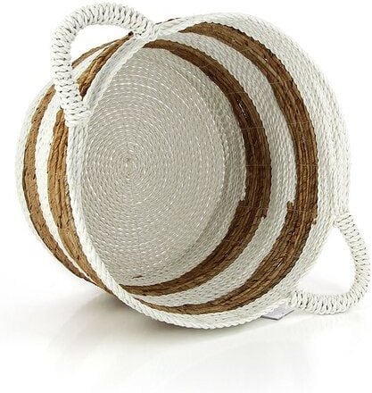GLOBO Fair Trade Runder Korb JELA in zwei Größen