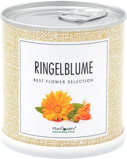 Thumbnail - MacFlowers Blumengrüße - Echte Ringelblumen - Calendula in der Dose