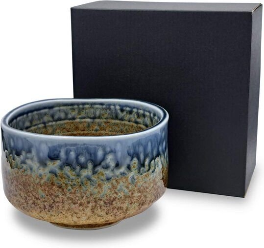 Matcha Passion Japanische Matcha Schale Chawan handgemacht aus Keramik