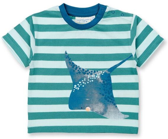 sense-organics Sense Organics Baby T-Shirt Rochen-Motiv Bio Baumwolle