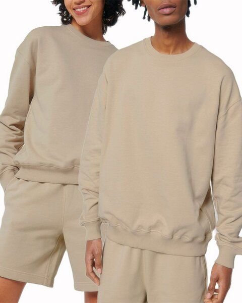 YTWOO Oversized Sweatshirt aus reiner Bio-Baumwolle, Dry Handfeel