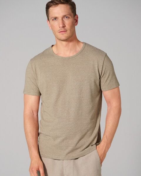 HempAge Herren Ringel-T-Shirt 55% Hanf, 45% Biobaumwolle