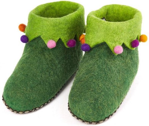 short'n'pietz Hausschuhe Harlequin handgefilzt für Kinder und Erwachsene