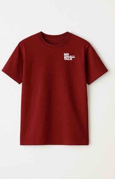 ilovemixtapes No Small Talk T-Shirt – Herren T-Shirt aus Bio-Baumwolle